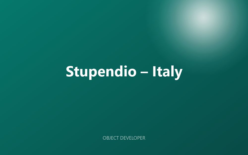 Stupendio – Italy