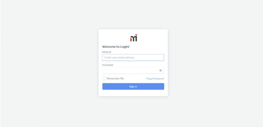 Screenshot of the NMI — Enterprise Operations & Management Portal website